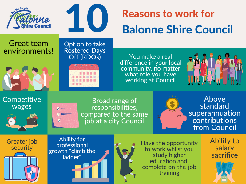 10 reasons to work at council