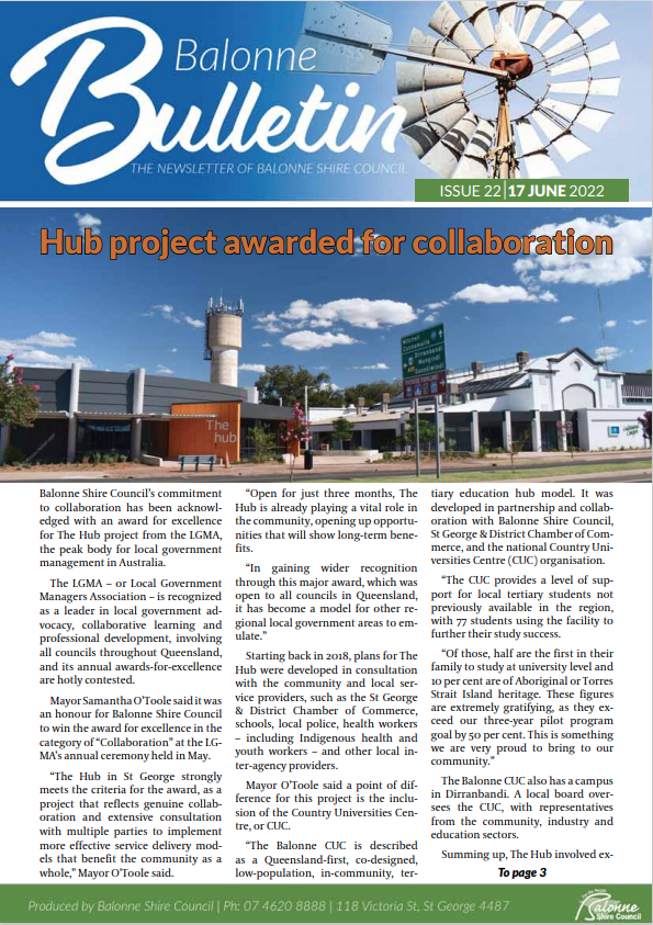 Balonne bulletin issue 22