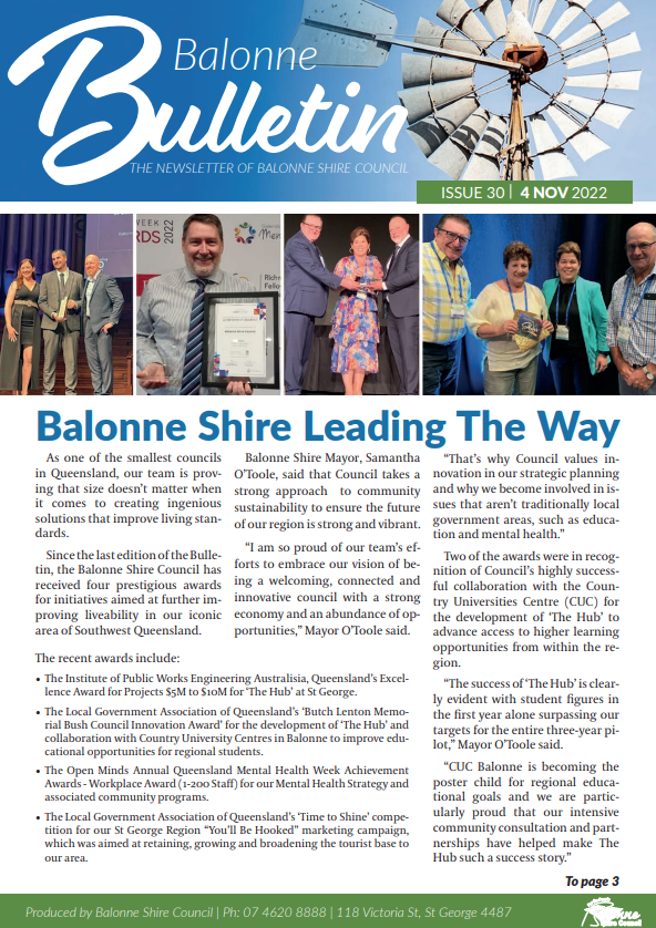 Balonne bulletin issue 30