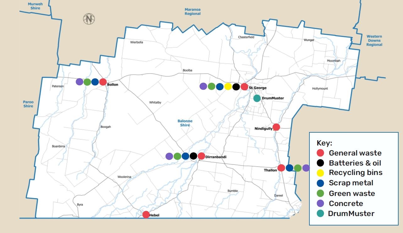 Waste drop-off points